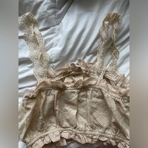 Lacey crop top